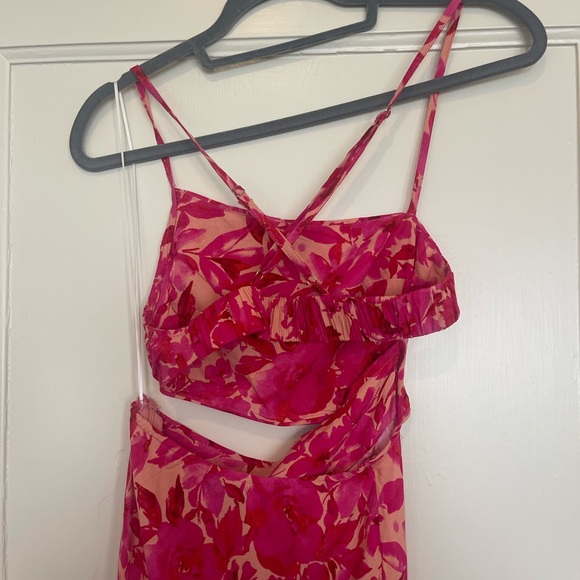 Fortunate one pink floral dress - Picture 5 of 6